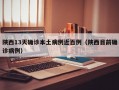 陕西13天确诊本土病例近百例（陕西目前确诊病例）