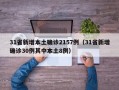 31省新增本土确诊2157例（31省新增确诊30例其中本土8例）