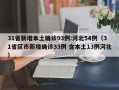 31省新增本土确诊93例:河北54例（31省区市新增确诊33例 含本土13例河北）