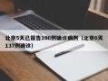 北京5天已报告106例确诊病例（北京6天137例确诊）