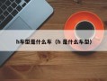 h车型是什么车（h 是什么车型）