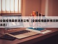 全国疫情最新消息公布（全国疫情最新情况新消息）