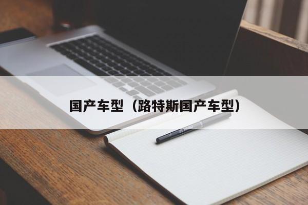 国产车型（路特斯国产车型）-第1张图片-城南游